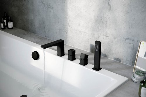 Смеситель для ванной Excellent Keria Black AREX.2033BL