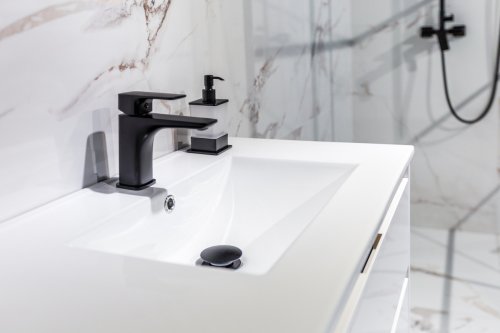 Смеситель для умывальника Excellent Keria Black AREX.2001BL