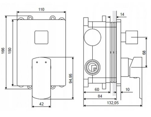 Душевая система Excellent Pride ARAC.SET4045
