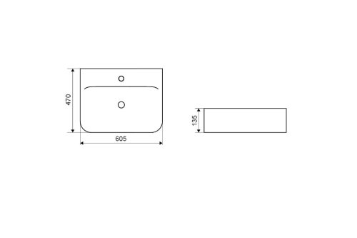 Умывальник Excellent Orido 60 CEAC.3919.605.WH
