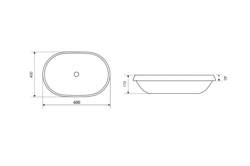 Умивальник Excellent Lupio 60 CEAC.3818.600.WH