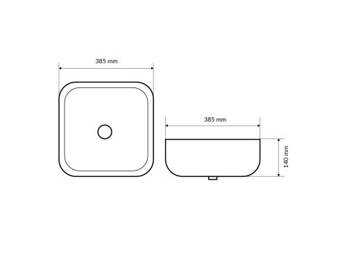 Умывальник Excellent Cori 38 CEAC.2201.WH
