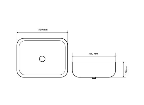 Умивальник Excellent Cori 51 CEAC.2401.WH