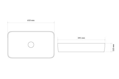 Умывальник Excellent Cori 61 CEAC.3301.610WH