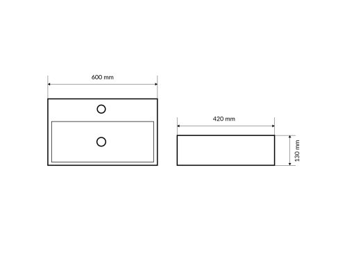 Умывальник Excellent Rima 60 CEAC.1901.600.WH