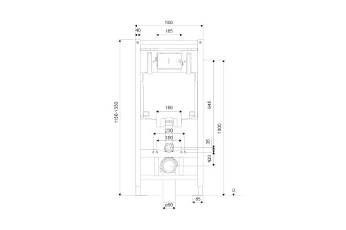 Инсталляция Excellent Shiro INEX.SH1110.500