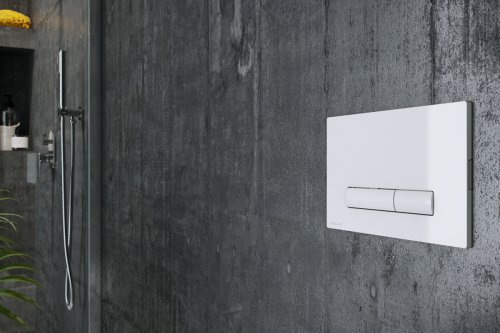 Кнопка змиву Excellent Aurro White INEX.AU230.150.WH