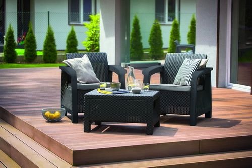 Набор мебели Keter Bahamas weekend серый