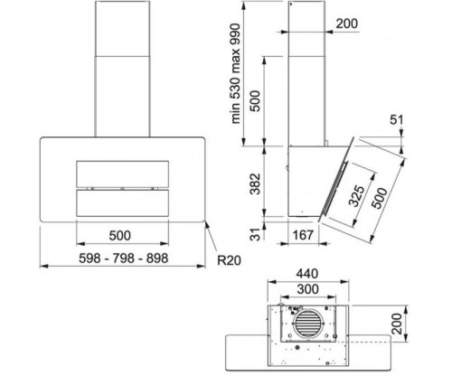 Вытяжка Franke Maris FMA 905 BK LED (110.0437.391)