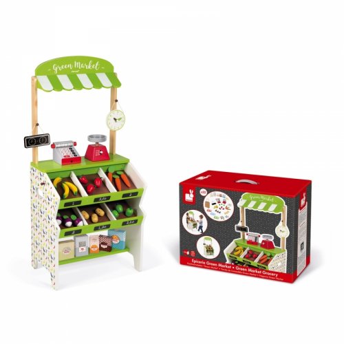 Игровой набор Janod Прилавок с овощами J06574