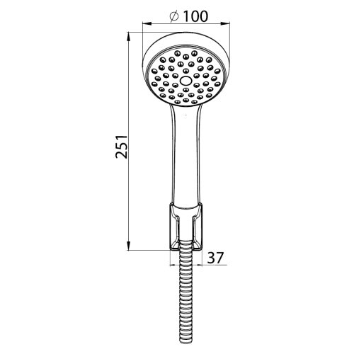 Набір змішувачів для ванни Imprese Vyskov 05340-H + 10340 + S1011001