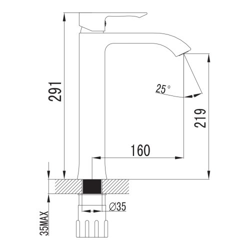 Набір змішувачів для ванни Imprese Vyskov 05340-H + 10340 + S1011001