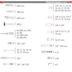 Набор инструмента Intertool ET-6073