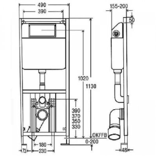 Набор инсталляция Viega Standart 3в1 с унитазом Kolo Idol M1310000U+673192