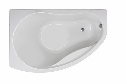 Ванна асиметрична ліва KOLO PROMISE 170 * 110 см, ліва, з ніжками і сифоном автомат
