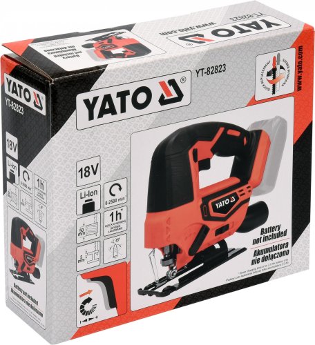 Аккумуляторный лобзик YATO YT-82823