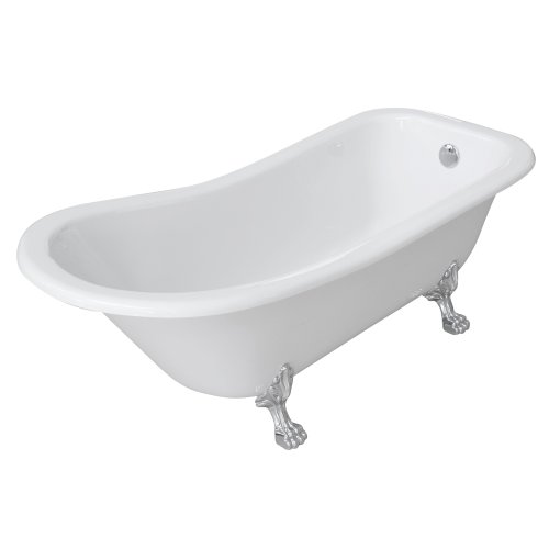 Ванна отдельно стоящая Volle 176*73*73/58см с отдельно стоящим смесителем Volle Orlando