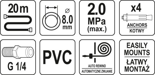 Шланг пневматический YATO YT-24244