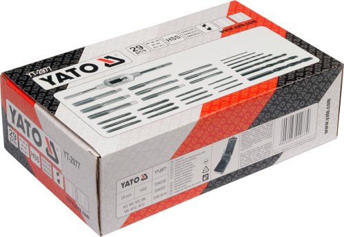 Набор метчиков YATO YT-2977 (29 предметов)