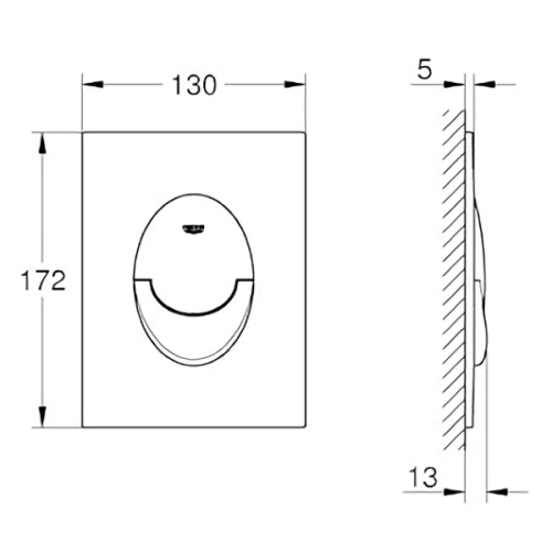 Набор инсталляция GROHE Rapid SL с подвесным унитазом ROCA GAP ROUND Rimless A34H0N8000+39503000