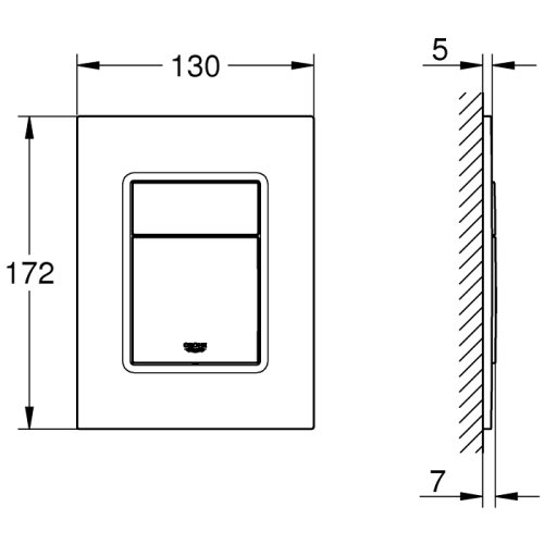 Набір інсталяція GROHE Rapid SL з підвісним унітазом Volle NEMO Rimless 13-17-316 + 39501000