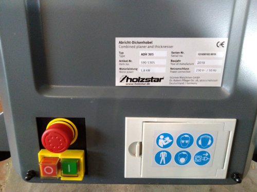 Фуговально-рейсмусовый станок Holzstar ADH 305