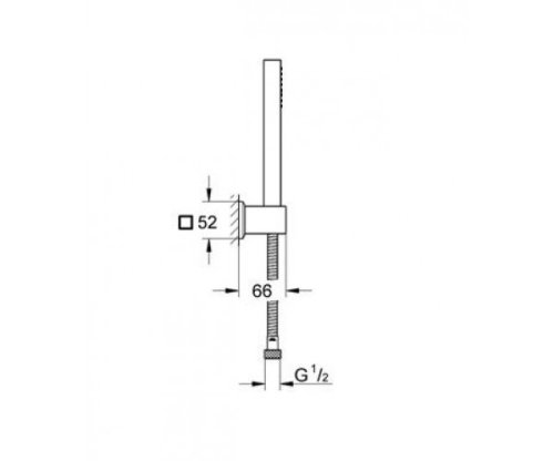 Душевой набор Grohe Euphoria Cube 27889000