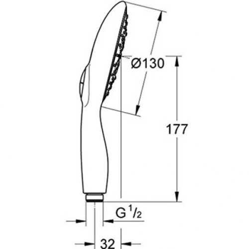Ручной душ Grohe Power&Soul 130 27673LS0