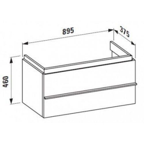 Тумба під умивальник Laufen Palace H4012520754631