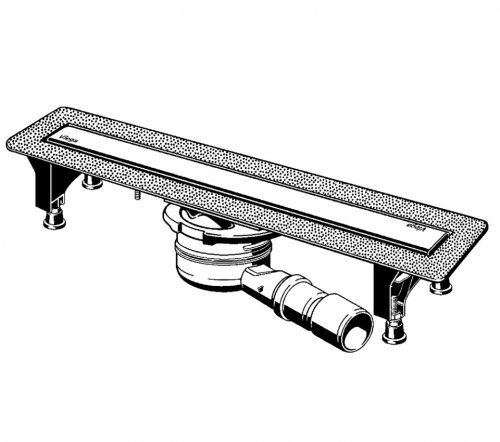 Трап Viega Advantix с решеткой Advantix Visign ER10 900мм 753177