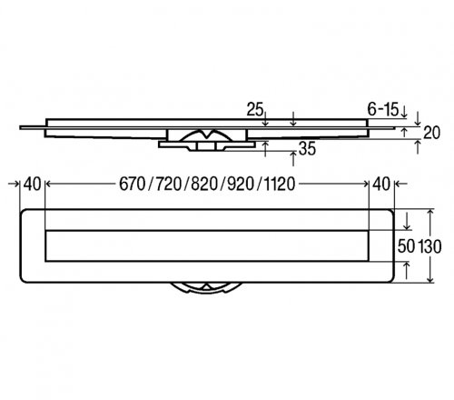 Трап Viega Advantix з гратами Advantix Visign ER10 1200мм 753191