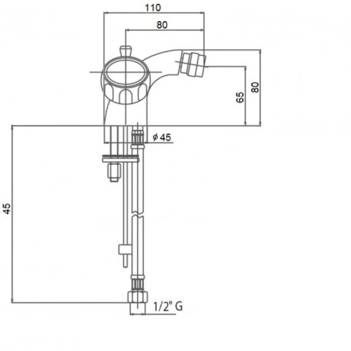 Смеситель Q-tap Mix CRM 161А (QTMIXCRM161A)