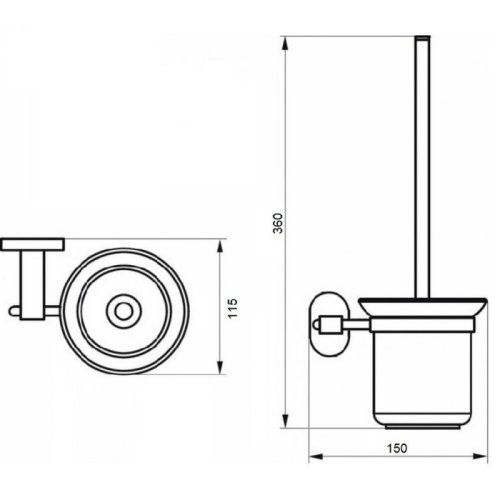 Йоржик туалетний Q-tap Liberty ORO 1157 (QTLIBORO1157)