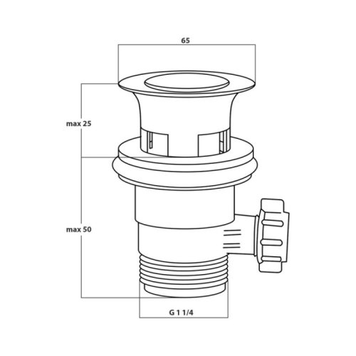 Донный клапан Q-tap L02 (QTL02)
