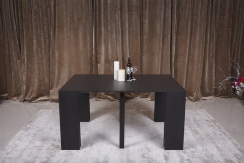 Стол обеденный - консоль Nicolas MANCHESTER венге MD000013 + Набор ножей Maxmark MK-K05 (8 предметов)