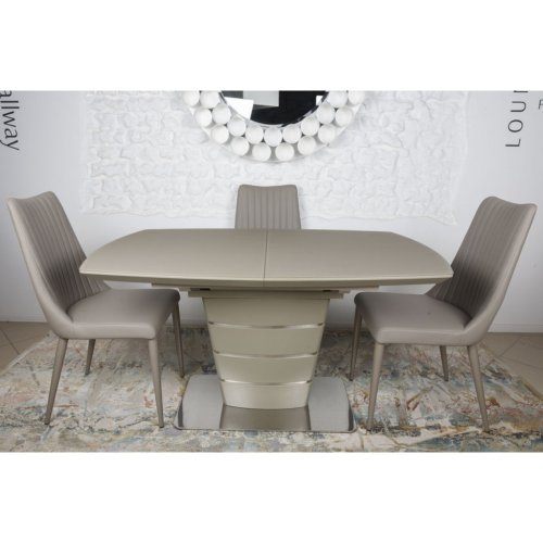 Стол обеденный Nicolas Atlanta Мокко MD000305 + Набор ножей Maxmark MK-K05 (8 предметов)