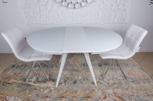 Стол обеденный Nicolas Austin Белый MD000353 + Блендер Gorenje HBX884QE
