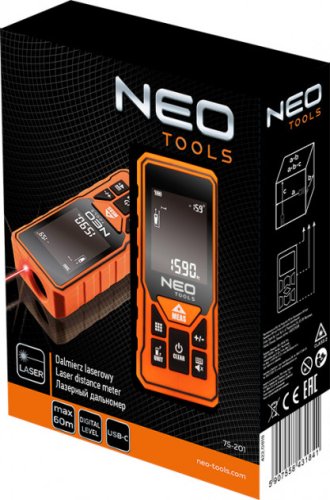 Лазерный дальномер NEO Tools 75-201