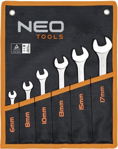 Набор ключей комбинированных NEO Tools 09-753 (17 предметов)