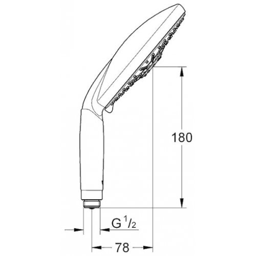 Ручной душ Grohe Rainshower New 28765000