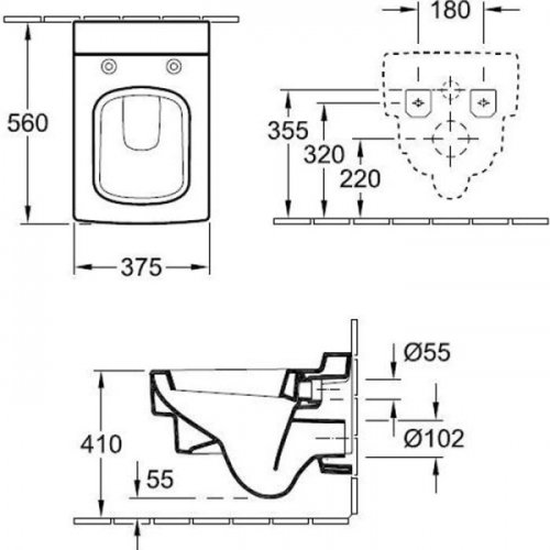 Унітаз Villeroy & Boch Memento 56281001