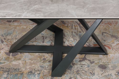 Стол обеденный Nicolas Fleetwood NEW Керамика Cветло-серый глянец MD000330