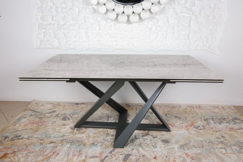 Стол обеденный Nicolas Fleetwood NEW Керамика Cветло-серый глянец MD000330