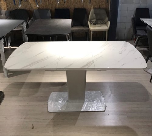 Стіл обідній Nicolas Maryland Кераміка Білий MD000476