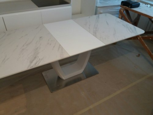 Стол обеденный Nicolas Toronto Керамика Белый MD000508