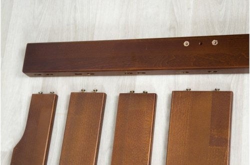 Кровать двуспальная МИКС-мебель Ольга 160x200 Орех