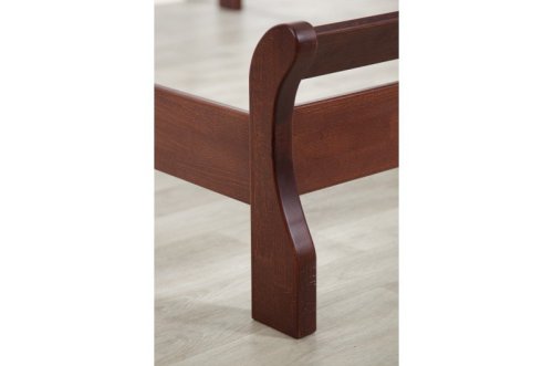 Кровать двуспальная МИКС-мебель Шарм 160x200 Каштан