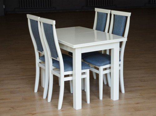 Стіл обідній МІКС-меблі Петрос Білий