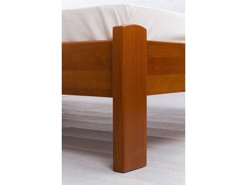 Ліжко односпальне МІКС-меблі Айріс без ізножья 90x200 Темний горіх