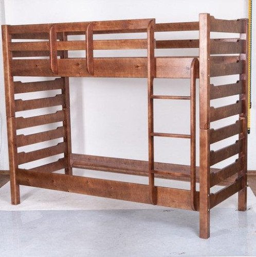 Ліжко двоярусне МІКС-меблі Троя 80x200 Темний горіх